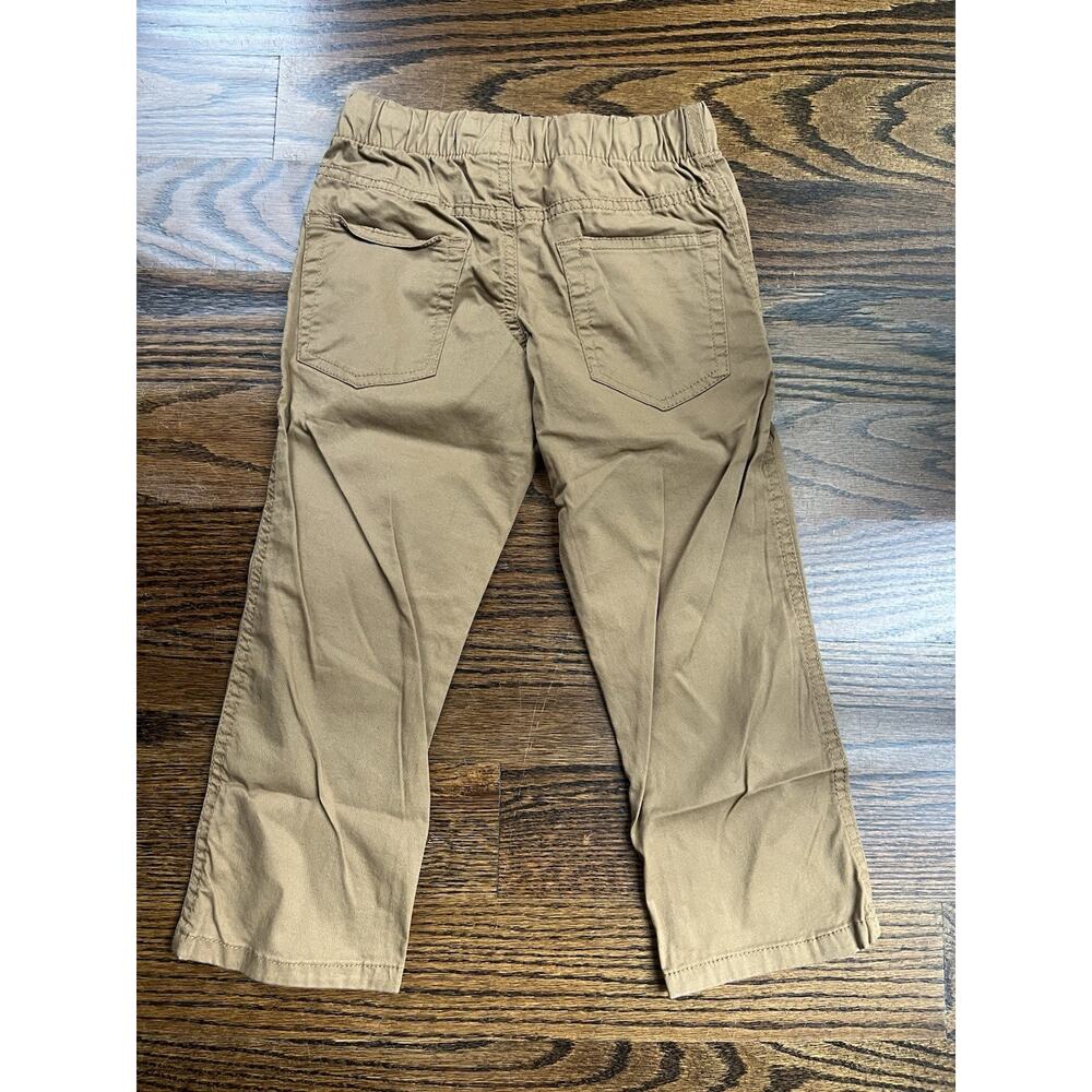 Cat & Jack boys pants Sz. 4 tan/ light brown reinforced knee NWT